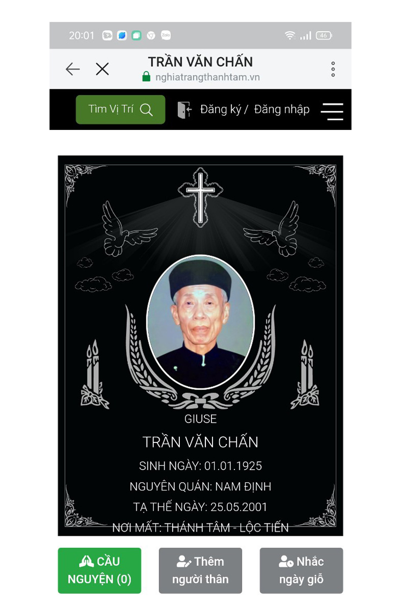 Nghĩa trang Giáo Xứ Thánh Tâm - Lộc Tiến